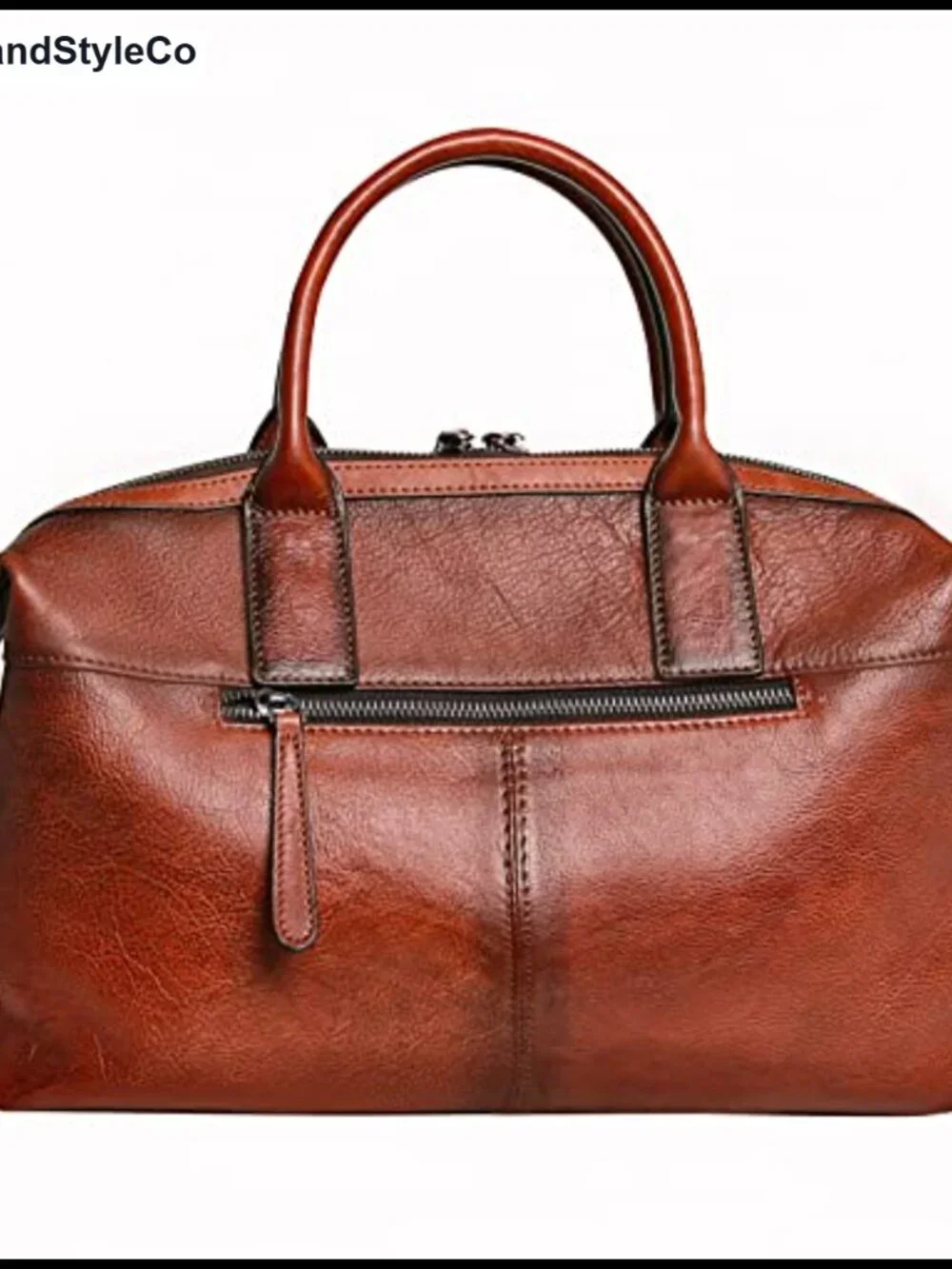 Vintage Genuine Leather Satchel Hobo Tote Shoulder Bag